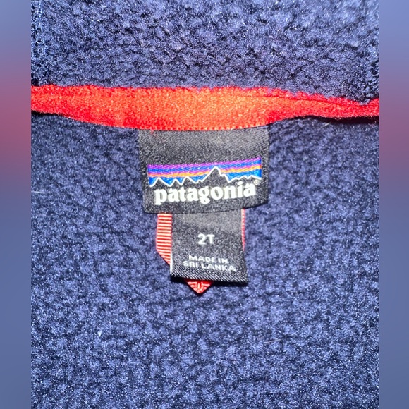 Kids Patagonia Better Sweater Jacket - 2T - Navy Blue - Picture 4 of 5